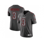 Nike New England Patriots #3 Stephen Gostkowski Gray Static Men NFL Vapor Untouchable Limited Jersey