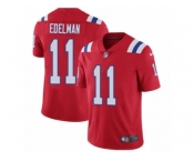 Nike Patriots #11 Julian Edelman Red Alternate Men's Stitched NFL Vapor Untouchable Limited Jersey