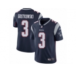 Nike Patriots #3 Stephen Gostkowski Navy Blue Team Color Men's Stitched NFL Vapor Untouchable Limited Jersey