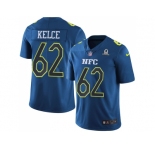 Nike Philadelphia Eagles #62 Jason Kelce Navy Men's Stitched NFL Limited NFC 2017 Pro Bowl Jersey
