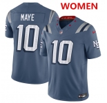 Women's New england patriots #10 drake maye 2025 f.u.s.e. “rivalries” vapor untouchable limited football stitched jersey