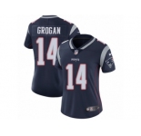 Women's Nike New England Patriots #14 Steve Grogan Vapor Untouchable Limited Navy Blue Team Color NFL Jersey