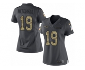 Women's Nike New England Patriots #19 Malcolm Mitchell Limited Black 2016 Salute to Service NFL Jersey