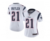 Women's Nike New England Patriots #21 Malcolm Butler Vapor Untouchable Limited White NFL Jersey