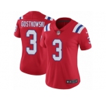 Women's Nike New England Patriots #3 Stephen Gostkowski Limited Red Alternate NFL Jersey