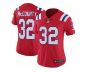Women's Nike New England Patriots #32 Devin McCourty Vapor Untouchable Limited Red Alternate NFL Jersey