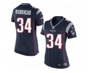 Women's Nike New England Patriots #34 Rex Burkhead Limited Navy Blue Team Color NFL Jersey