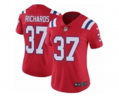 Women's Nike New England Patriots #37 Jordan Richards Vapor Untouchable Limited Red Alternate NFL Jersey