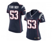 Women's Nike New England Patriots #53 Kyle Van Noy Limited Navy Blue Team Color NFL Jersey