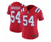Women's Nike New England Patriots #54 Tedy Bruschi Vapor Untouchable Limited Red Alternate NFL Jersey