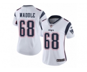 Women's Nike New England Patriots #68 LaAdrian Waddle Vapor Untouchable Limited White NFL Jersey