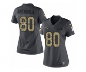 Women's Nike New England Patriots #80 Danny Amendola Limited Black 2016 Salute to Service NFL Jersey