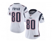 Women's Nike New England Patriots #80 Irving Fryar Vapor Untouchable Limited White NFL Jersey