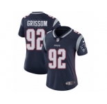 Women's Nike New England Patriots #92 Geneo Grissom Vapor Untouchable Limited Navy Blue Team Color NFL Jersey