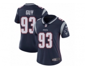 Women's Nike New England Patriots #93 Lawrence Guy Vapor Untouchable Limited Navy Blue Team Color NFL Jersey