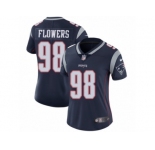 Women's Nike New England Patriots #98 Trey Flowers Vapor Untouchable Limited Navy Blue Team Color NFL Jersey