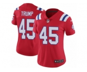Women's Nike Patriots #45 Donald Trump Red Alternate Stitched NFL Vapor Untouchable Limited Jersey