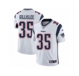 Youth Nike New England Patriots #35 Mike Gillislee Vapor Untouchable Limited White NFL Jersey