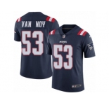 Youth Nike New England Patriots #53 Kyle Van Noy Limited Navy Blue Rush NFL Jersey