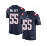 Youth Nike New England Patriots #55 Cassius Marsh Limited Navy Blue Rush Vapor Untouchable NFL Jersey