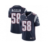 Youth Nike New England Patriots #58 Shea McClellin Vapor Untouchable Limited Navy Blue Team Color NFL Jersey