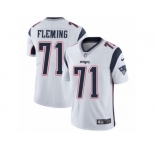 Youth Nike New England Patriots #71 Cameron Fleming Vapor Untouchable Limited White NFL Jersey