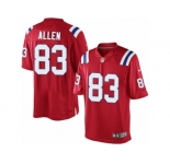 Youth Nike New England Patriots #83 Dwayne Allen Limited Red Alternate NFL Jersey