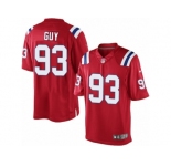 Youth Nike New England Patriots #93 Lawrence Guy Limited Red Alternate NFL Jerse