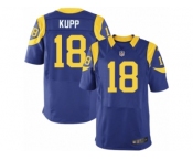 Nike Rams #18 Cooper Kupp Royal Blue Alternate Men's Stitched NFL Elite Jersey