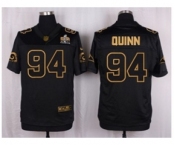 Nike St. Louis Rams #94 Robert Quinn Black Pro Line Gold Collection Jersey(Elite)