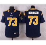 nike nfl jerseys st. louis rams #73 robinson blue[Elite]