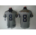 nike nfl jerseys st. louis rams #8 bradford grey[Elite shadow]