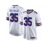 Men's Nike Buffalo Bills #35 Mike Gillislee Game White NFL Jersey