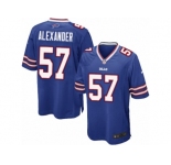 Men's Nike Buffalo Bills #57 Lorenzo Alexander Game Royal Blue Team Color NFL Jersey