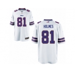 Men's Nike Buffalo Bills #81 Andre Holmes Game White NFL Jersey