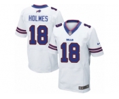 Men Nike Buffalo Bills #18 Andre Holmes Elite White NFL Jersey