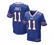 Men's Nike Buffalo Bills #11 Zay Jones Elite Royal Blue Team Color NFL Jersey