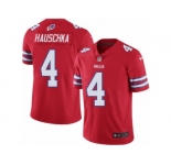 Men's Nike Buffalo Bills #4 Stephen Hauschka Elite Red Rush NFL Jersey