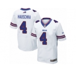 Men's Nike Buffalo Bills #4 Stephen Hauschka Elite White NFL Jersey