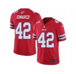 Men's Nike Buffalo Bills #42 Patrick DiMarco Elite Red Rush NFL Jersey