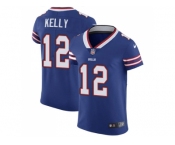 Nike Buffalo Bills #12 Jim Kelly Royal Blue Team Color Men Stitched NFL Vapor Untouchable Elite Jersey
