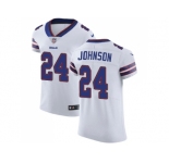 Nike Buffalo Bills #24 Taron Johnson White Men Stitched NFL Vapor Untouchable Elite Jersey