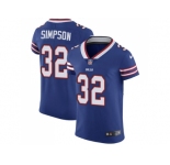 Nike Buffalo Bills #32 O. J. Simpson Royal Blue Team Color Men Stitched NFL Vapor Untouchable Elite Jersey
