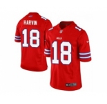 nike nfl jerseys buffalo bills #18 harvin red[Elite]