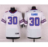 nike nfl jerseys buffalo bills #30 rambo white[Elite]