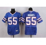 nike nfl jerseys buffalo bills #55 hughes blue[Elite][hughes]