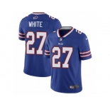 Men Nike Buffalo Bills #27 TreDavious White Royal Blue Team Color Vapor Untouchable Limited Player NFL Jersey