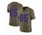 Men Nike Buffalo Bills #85 Charles Clay Limited Olive 2017 Salute to Service NFL Jersey