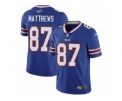 Men Nike Buffalo Bills #87 Jordan Matthews Royal Blue Team Color Vapor Untouchable Limited Player NFL Jersey