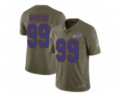 Men Nike Buffalo Bills #99 Marcell Dareus Limited Olive 2017 Salute to Service NFL Jersey